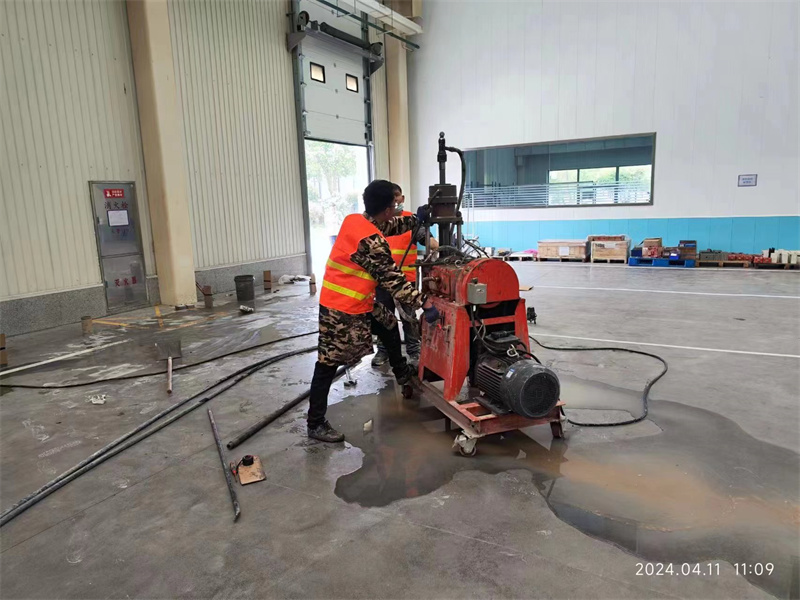 南靖厂房地面下沉塌陷注浆加固施工